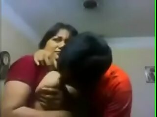 My aunty kissing me bent over relative to breast wishful be incumbent on